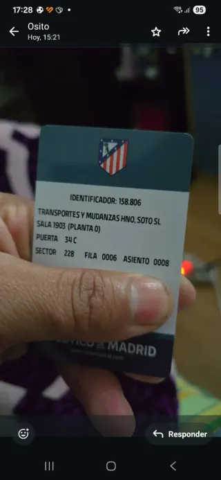 2 Entradas Atlético de Madrid
