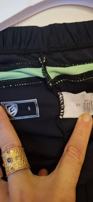 Maillot ciclismo negro y verde