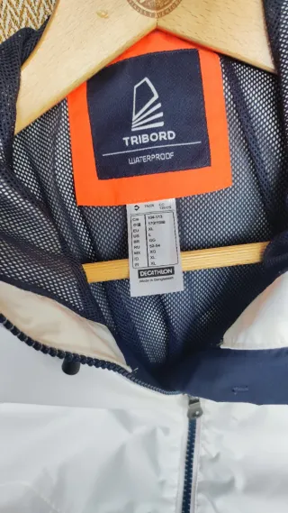 Chubasquero mujer blanco