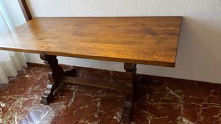 Mesa de madera maciza tipo tablón 169x74 cm