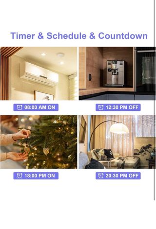 Pack 4 Enchufes Inteligentes Wifi 16A