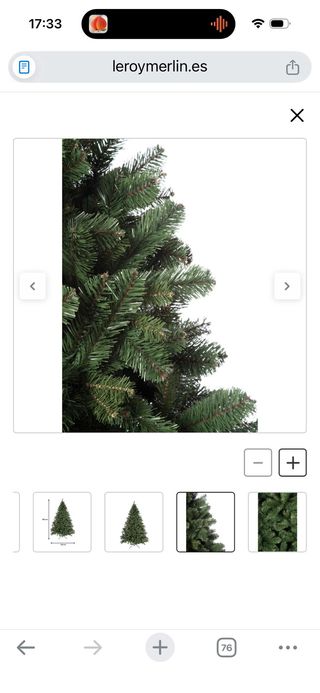 Árbol de Navidad Verde 180 cm