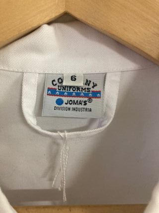 Chaqueta de trabajo Jomas blanca y azul