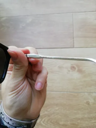 Gafas de Sol Louis Vuitton Negras y plata con caja