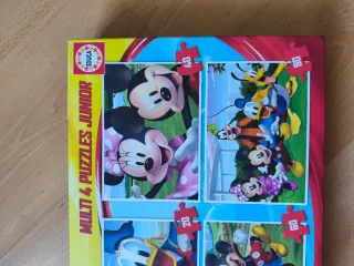4 Puzzles Disney Junior Mickey