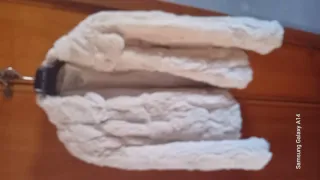 Pelliccia beige tg 48 italiana