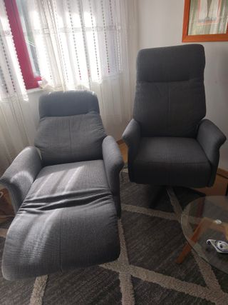 Butacas reclinables eléctricas con USB