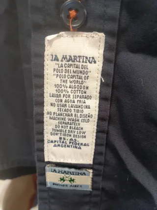Camisa La Martina Talla M Azul