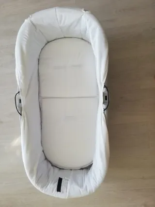 Cochecito de bebé y capazo gris Bebecar Pack Ip-Op