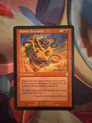 Sabbie Brucianti - Magic The Gathering Carta