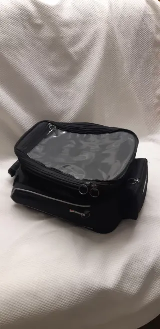 Borsa da serbatoio moto con porta smartphone
