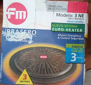 Brasero para ropa camilla sin estrenar