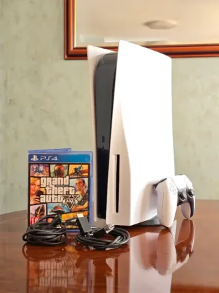 PlayStation 5 Fat Lector Disco + GTA V