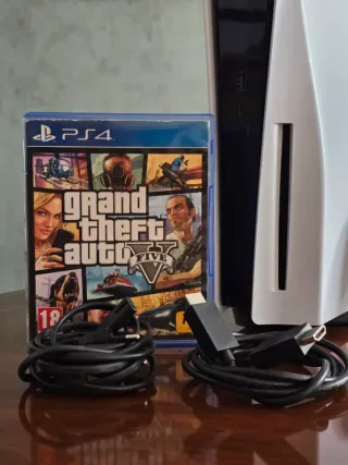 PlayStation 5 Fat Lector Disco + GTA V