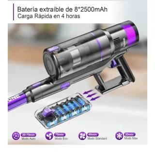 Aspiradora sin cable. Vistefly V15s MAX 5800W.