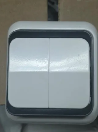 Interruptor Simón 75 Doble Blanco