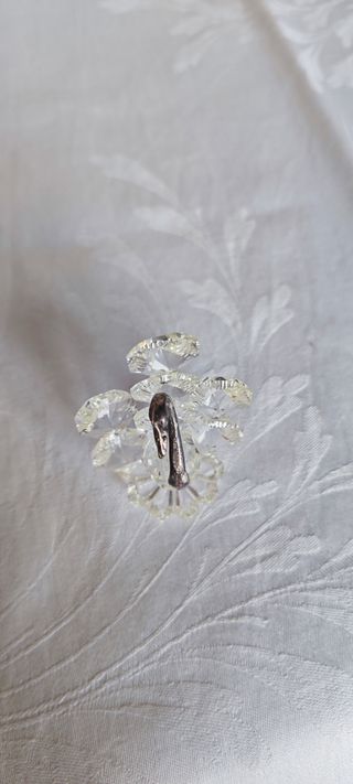 Cigno vintage cristallo e metallo collezione