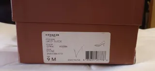 Zapatos tacón Coach Ante Beige Talla 40