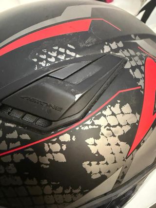 Casco Astone GT 900 Skin Negro