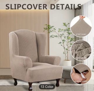 Funda butaca caqui sin estrenar