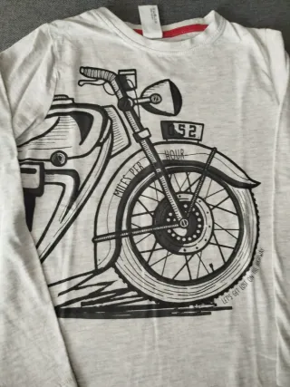 Camiseta niño 9 años moto