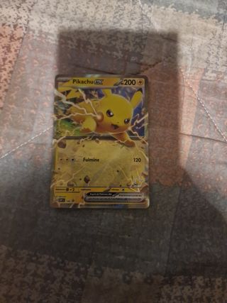 Carte Pokemon Pikachu EX Fulmine