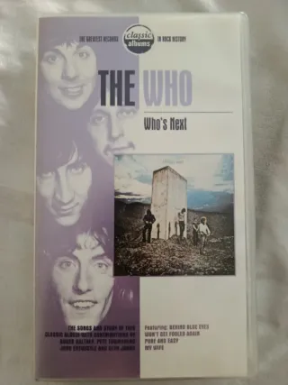 2 VHS John Lennon Imagine + The Who