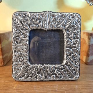 Cornice Portafoto Argento 925 anni 70 foto cm 7x7