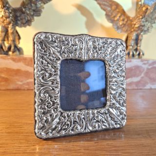 Cornice Portafoto Argento 925 anni 70 foto cm 7x7