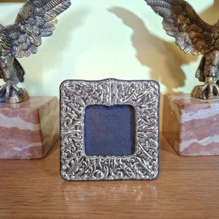 Cornice Portafoto Argento 925 anni 70 foto cm 7x7