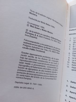 Ajedrez: El Camino Hacia La Maestría