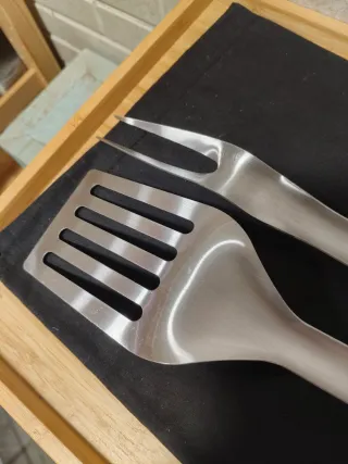 Set Cubiertos Barbacoa acero