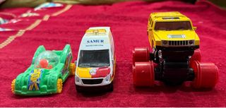 Pack 3 coches de juguete