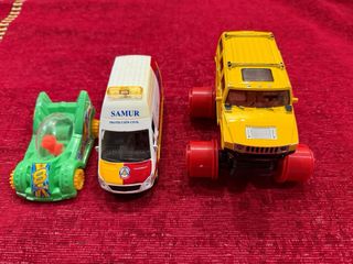 Pack 3 coches de juguete
