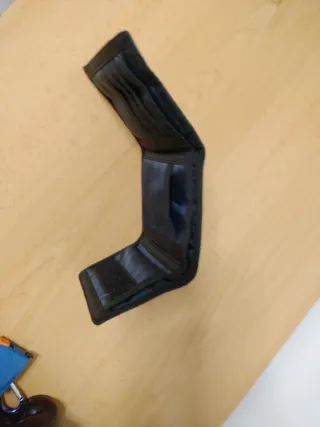 Cartera Fila azul marino tela y velcro