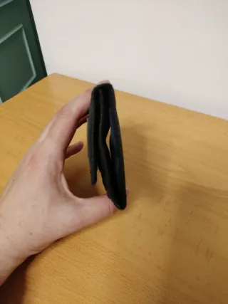 Cartera Fila azul marino tela y velcro