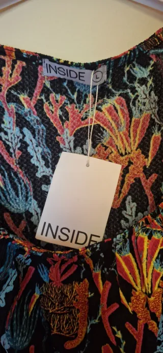 Vestido estampado multicolor