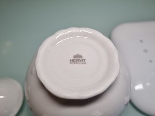 Zuccheriera in porcellana bianca