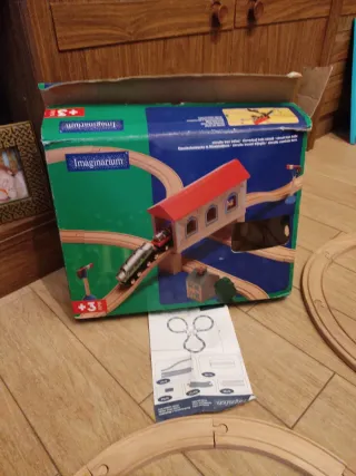 Tren de madera Imaginarium + ciudad