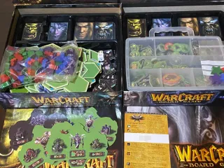 Warcraft:Juego(incluye expansión)+Monopoly+Figuras