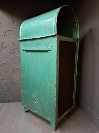 Farolillo antiguo metal y cristal