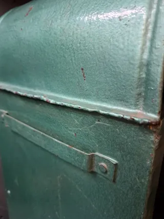 Farolillo antiguo metal y cristal