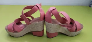 Sandalias cuña esparto