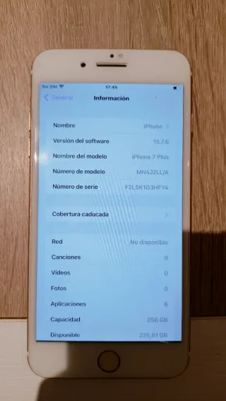 iPhone 7 Plus 256 GB Blanco