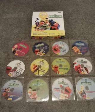 Pack 12 DVD Barrio Sésamo Español