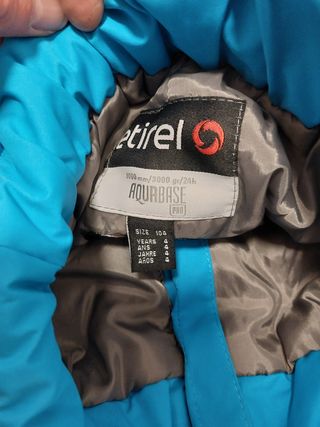 Esquis, botas, anorac y pantalon 4/5 años