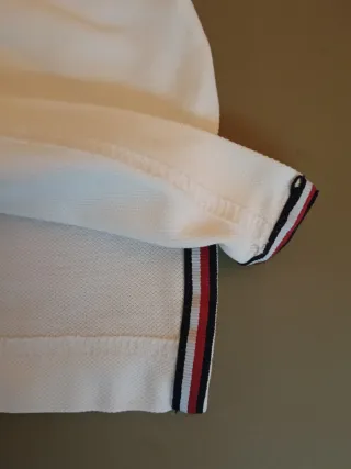 Polo Tommy Hilfiger Blanco Talla XS Slim