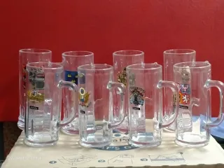 Jarras de Cerveza de Cristal