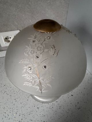 Lampada da tavolo in vetro vintage MURANO.