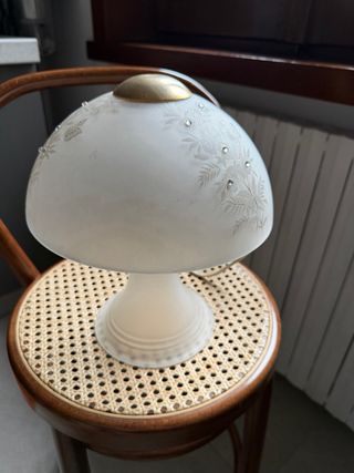 Lampada da tavolo in vetro vintage MURANO.